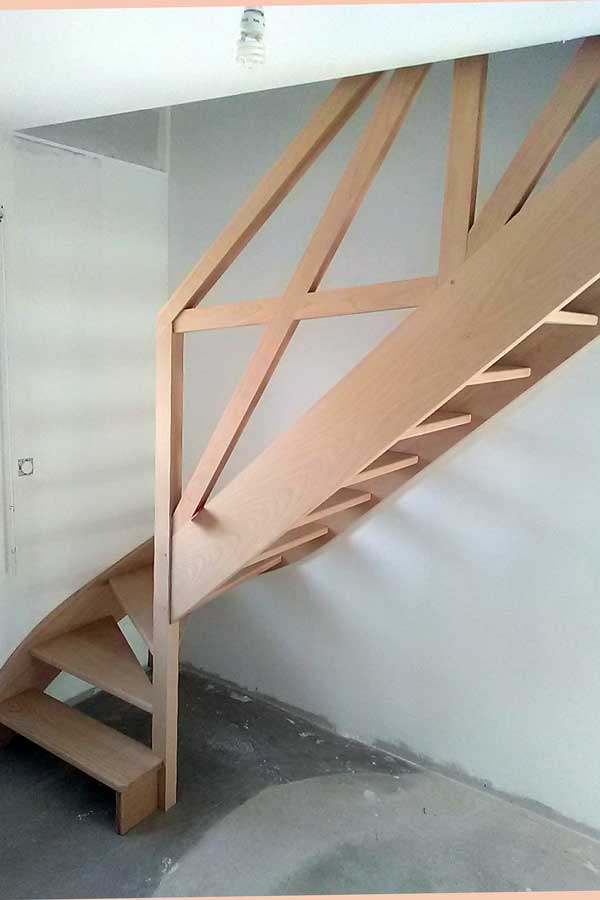 Escalier en bois classique