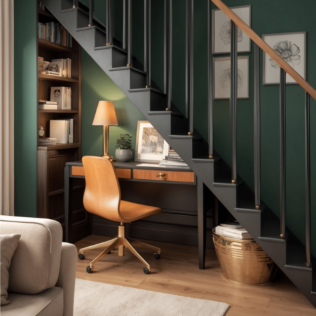 Mis-escaliers - Comment aménager l'espace sous vos escaliers en bureau de télétravail ergonomique et éco-responsable sans gros travaux ? - Featured Image 1